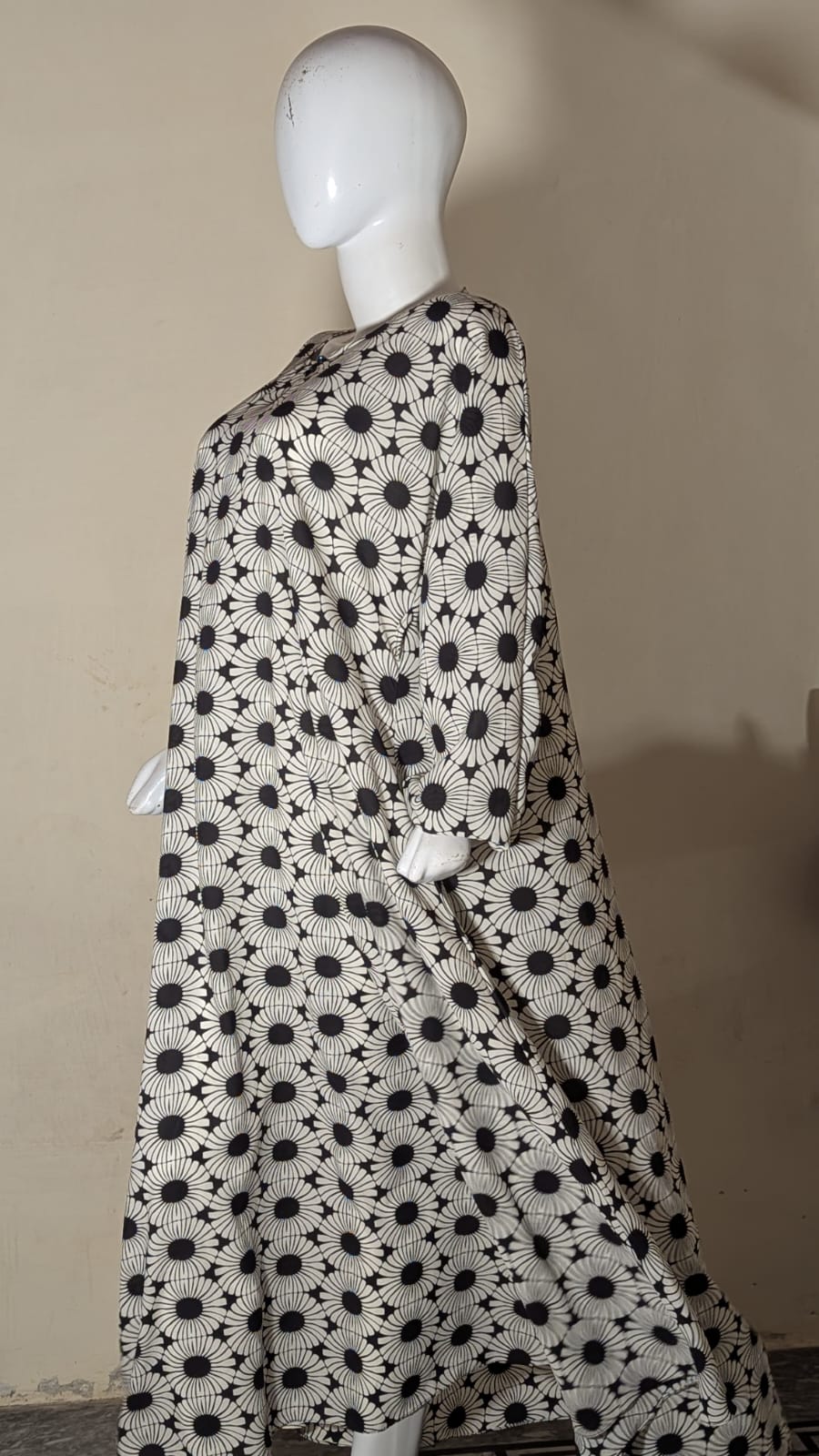 MANDALA PRINT TIE-WAIST