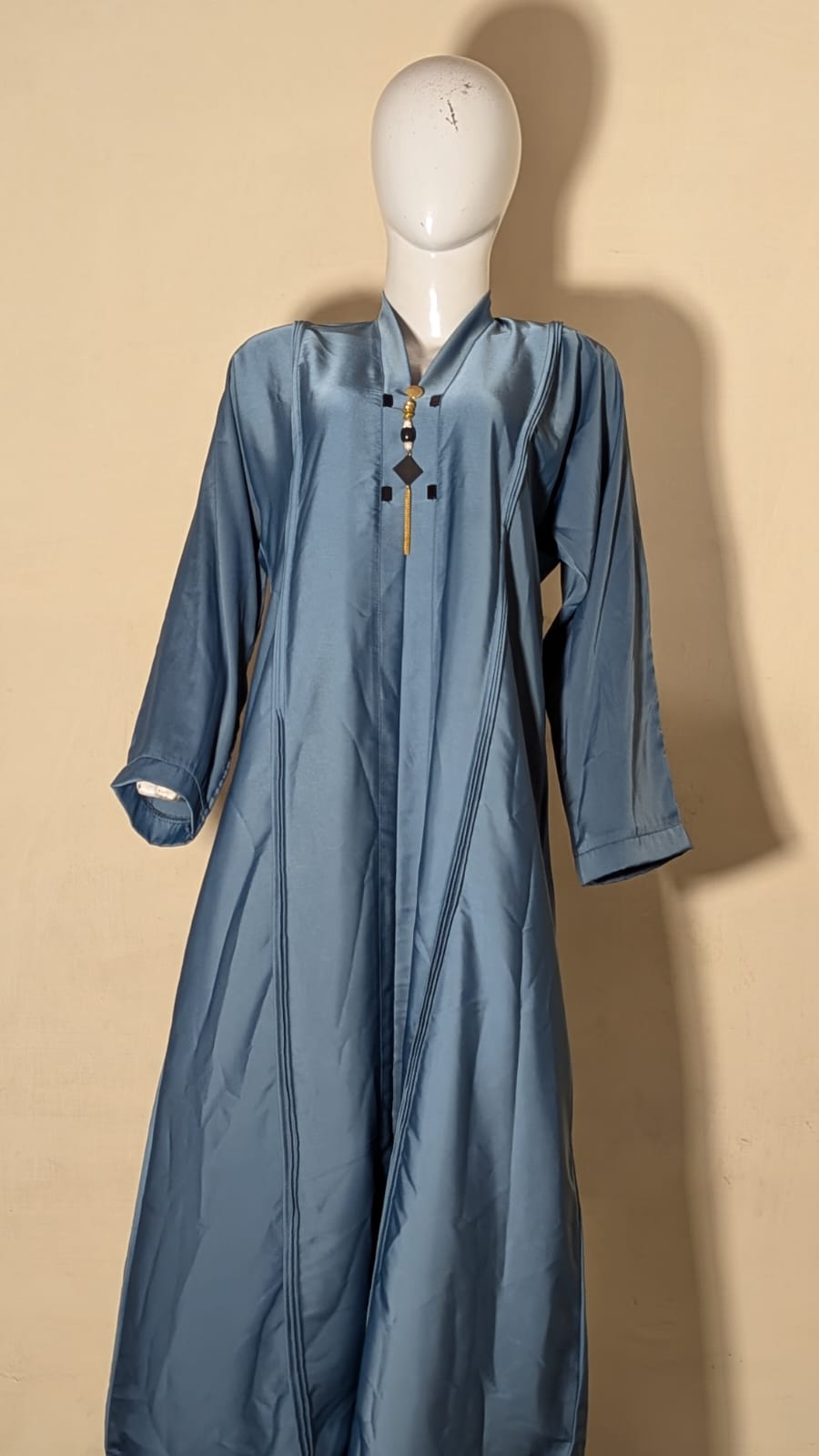 PREMIUM NOOR-E- PEARL BLUE ABAYA