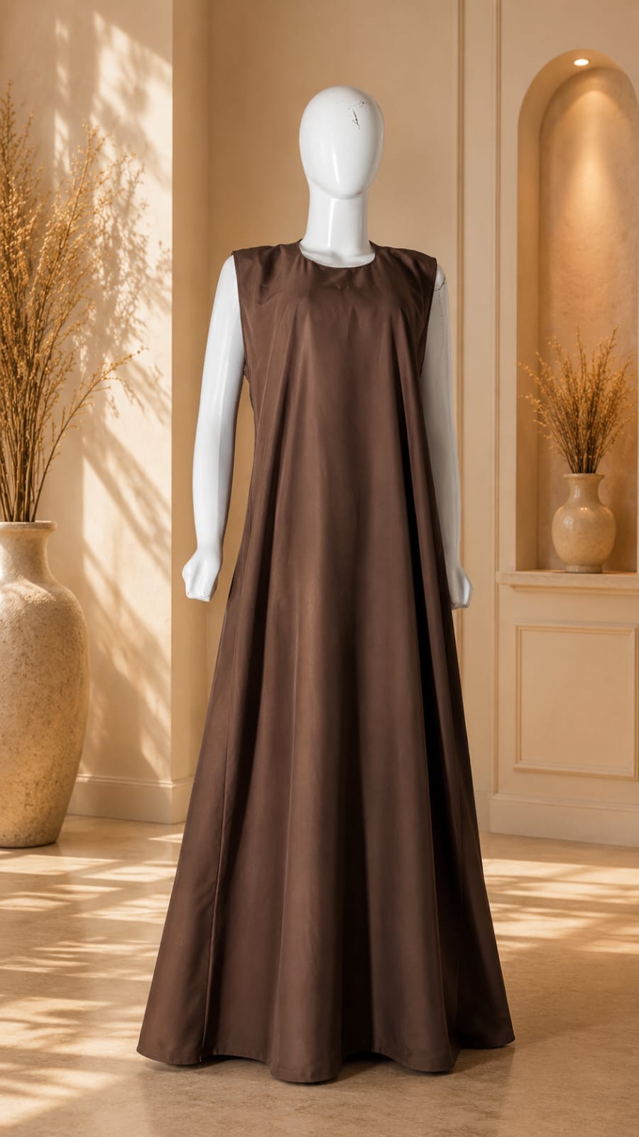 PREMIUM TAI KAFTAN BROWN