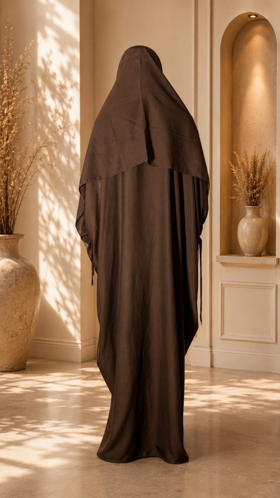 PREMIUM TAI KAFTAN BROWN