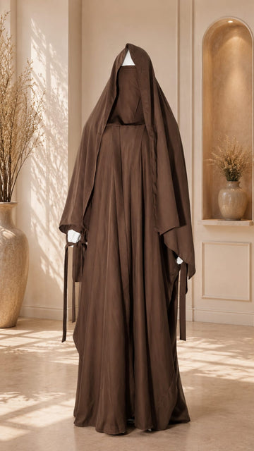 PREMIUM TAI KAFTAN BROWN