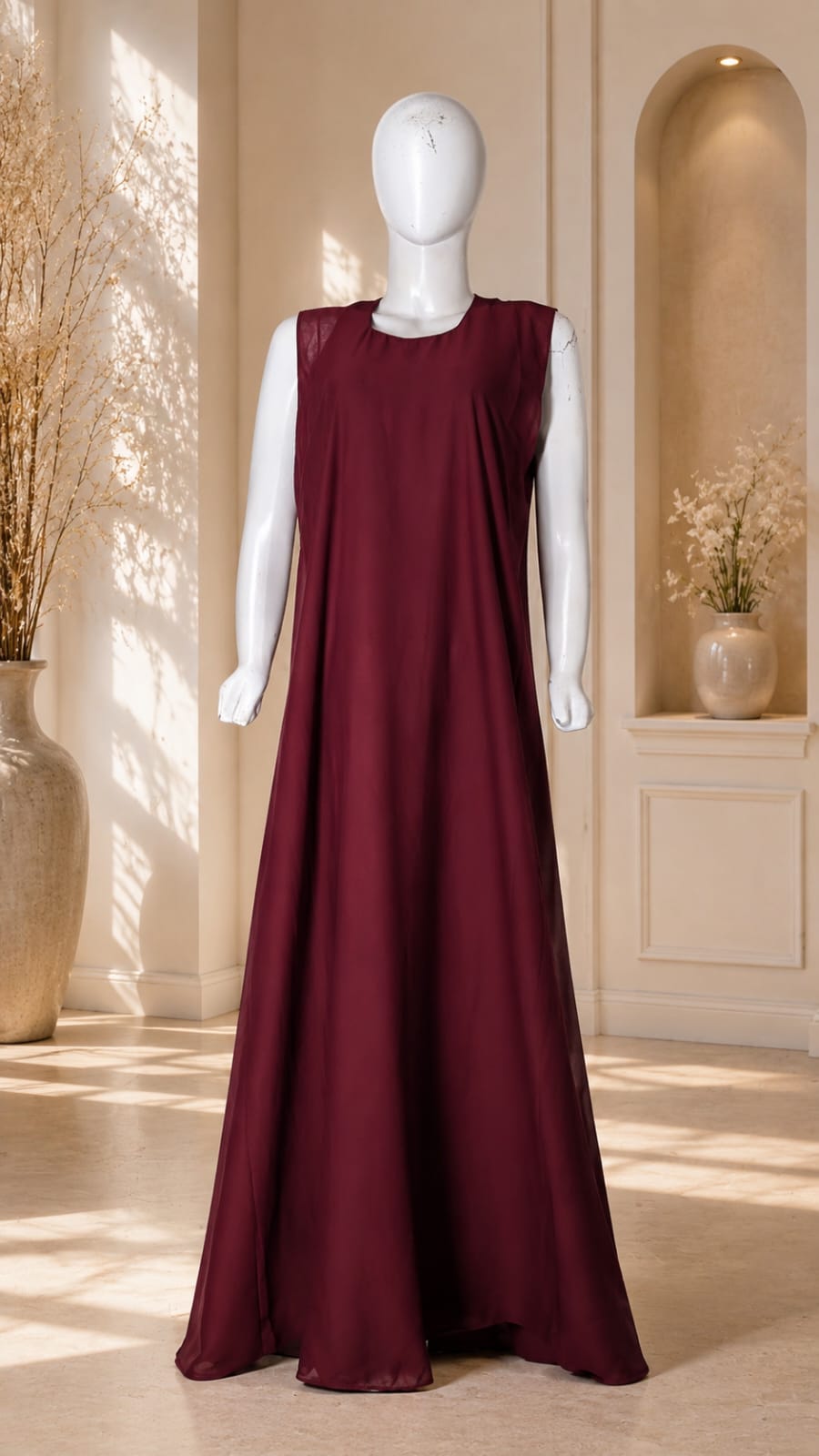 PREMIUM TAI KAFTAN MAHROON