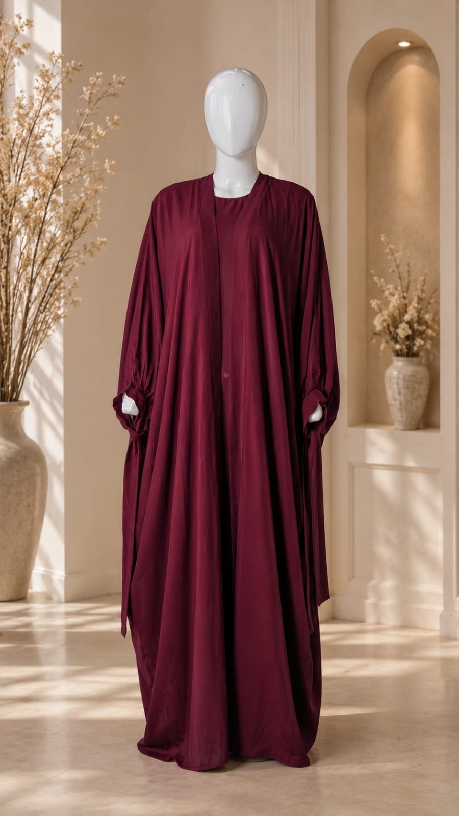 PREMIUM TAI KAFTAN MAHROON
