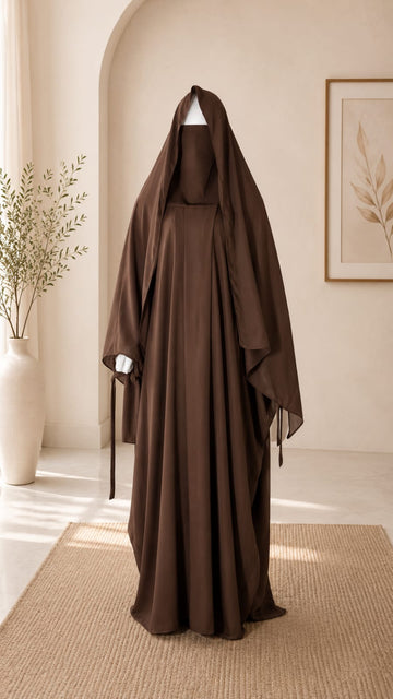 PREMIUM TAI KAFTAN BROWN